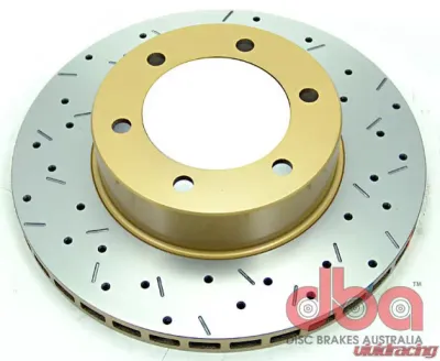 DBA Front Drilled & Slotted 4000 Series Rotor Toyota Landcruiser 90 Series 1996+ - 4792XS
