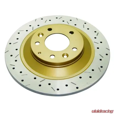 DBA Rear Drilled & Slotted 4000 Series Rotor Mazda MazdaSpeed6 05+ | MX-6 05+ - 42961XS