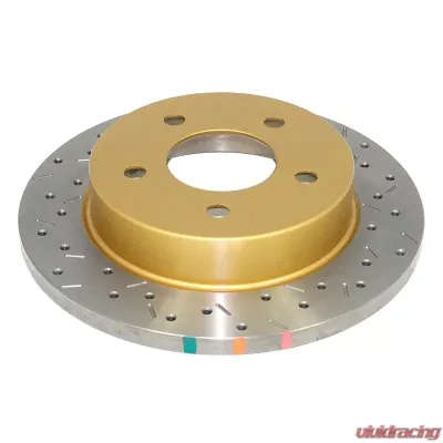 DBA Rear Cross Drilled & Slotted 4000 XS HD Series Rotor Ford Mustang 94-04 - 4856XS