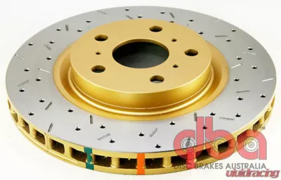 DBA Front Single 4000 Series XS Premium Cross Drilled & Slotted Pontiac G8 V8 6.0L 2009 - 42028XS
