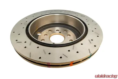 DBA Dual-Drilled Rear Drilled & Slotted 4000 Series Rotor Subaru STi 2008-2010 | BRZ 2017 - 42656XS-10