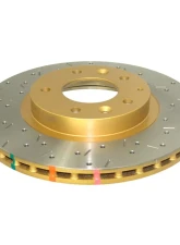 DBA Front Single 4000 Series XS Premium Cross-Drilled & Slotted Mazda MX-5 Miata 2006+                                     - 42959XS - Image 3