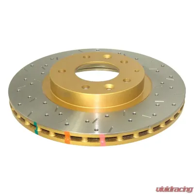 DBA Front Single 4000 Series XS Premium Cross-Drilled & Slotted Mazda MX-5 Miata 2006+ - 42959XS