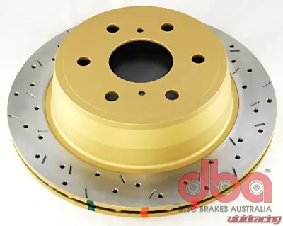 DBA 4000 Series Drilled and Slotted Rear Rotor Chevrolet Silverado 06-08 | GMC Sierra - 42011XS