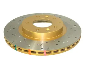 DBA Front Single 4000 Series XS Premium Cross-Drilled & Slotted Mazda MX-5 Miata 2006+