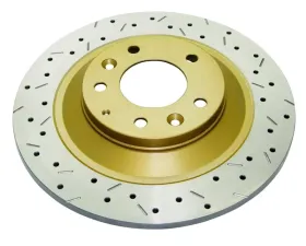 DBA Rear Drilled & Slotted 4000 Series Rotor Mazda MazdaSpeed6 05+ | MX-6 05+