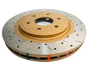 DBA Front Drilled & Slotted 4000 Series Rotor Nissan Frontier 4.0L 2WD 05-07