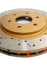 DBA Front Drilled & Slotted 4000 Series Rotor Nissan Frontier 4.0L 2WD 05-07                                     - 42310XS - Image 5