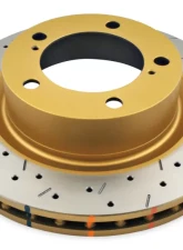 DBA Front Drilled and Slotted 4000 Series Rotor Toyota Landcruiser 200 2007+                                     - 42722XS - Image 2