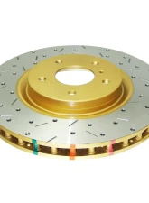 DBA Front Cross Drilled & Slotted 4000 XS HD Series Rotor For w/Brembo Nissan 350Z 03-07 | Infiniti G35 03-04                                     - 4600XS - Image 5