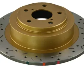 DBA Rear Cross Drilled & Slotted 4000 XS HD Series Rotor Subaru Outback 2.5L 01-04