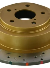 DBA Rear Cross Drilled & Slotted 4000 XS HD Series Rotor Subaru Outback 2.5L 01-04                                     - 4657XS - Image 5