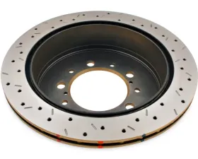 DBA Rear Drilled and Slotted 4000 Series Rotor Toyota Landcruiser 200 2007+