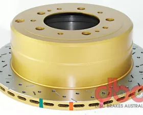 DBA 100 Series Rear Drilled & Slotted 4000 Series Rotor Lexus LX 470 98-05 | Toyota Landcruiser 1998+