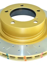 DBA Front Drilled and Slotted 4000 Series Rotor Toyota Sequoia 08-10 | Tundra 2WD 07-10                                     - 42724XS - Image 2