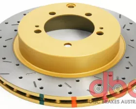 DBA Rear Cross Drilled & Slotted 4000 XS HD Series Rotor Mitsubishi Lancer Evo 8 03-05
