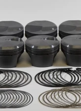Mahle MS Piston Set BBC 466ci 4.310in Bore 4.00in Stroke 6.385in Rod .990 Pin 28cc 10.6 CR Set of 8                                     - 928914110 - Image 2