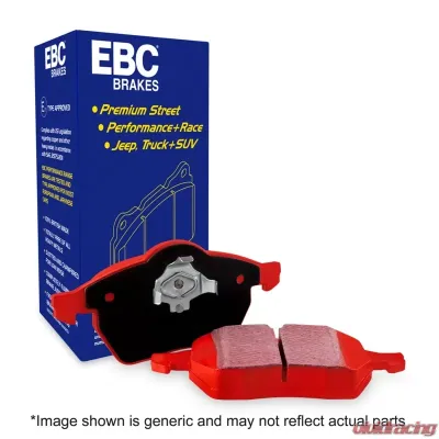 EBC 13-15 Porsche 911 (991) GT3 3.8L (w/Cast Iron Rotor) Redstuff Rear Brake Pads - DP32207C