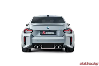 Akrapovic Titanium Slip-On Exhaust System for BMW M2 Coupe G87 2023-2024 with Carbon Tailpipes - S-BM/T/34H