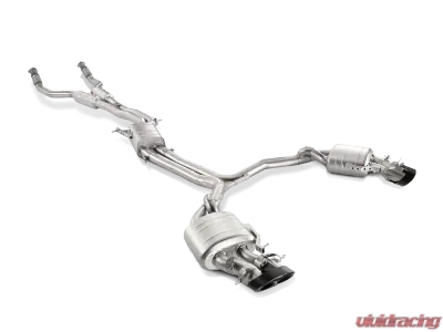 Akrapovic Titanium Evolution Line Cat Back with Carbon Tips Audi RS6 Avant C7 2014-2017 - S-AU/TI/3H