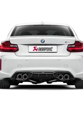 Akrapovic Gloss Carbon Fiber Rear Diffuser BMW M2 F87 2016-2021                                     - DI-BM/CA/3/G - Image 4