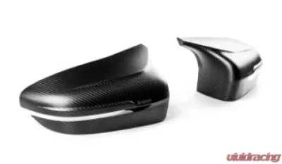 Akrapovic Matte Carbon Fiber Mirror Cap Set BMW M8 Competition F91 | F92 2020-2024 - WM-BM/CA/3/M