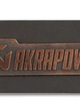 Akrapovic Copper Sign Badge                                     - 800910 - Image 2