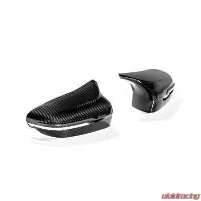 Akrapovic Carbon Fiber Mirror Cap Set High-Gloss BMW M8 Competition F91 | F92 2020-2024 - WM-BM/CA/3/G