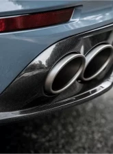 Akrapovic Carbon Fiber High Gloss Rear Diffuser Porsche 991.2 Turbo | S 2017-2019                                     - DI-PO/CA/4/G - Image 4