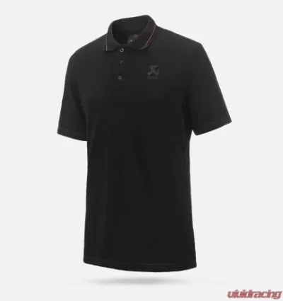 Akrapovic Medium Black Mens Corpo Polo - 802132