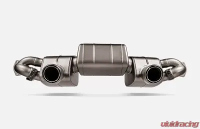 Akrapovic Titanium Slip-On Race Line Exhaust for Porsche 718 Cayman GT4 RS 2022-2024 - S-PO/TI/24