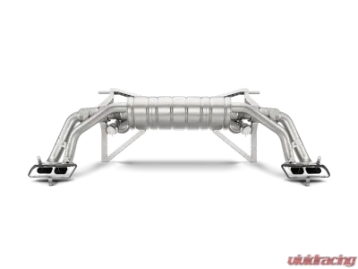 Akrapovic Titanium Slip-On Line Exhaust System Audi R8 5.2 2016-2018 - S-AUR8SO3-T