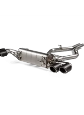 Akrapovic Slip-On Line with Titanium | Carbon Fiber Tips Alfa Romeo Stelvio Quadrifoglio 2017-2021                                     - S-AR/TI/6H - Image 2
