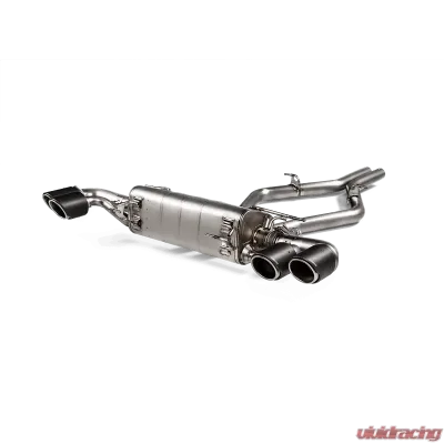 Akrapovic Slip-On Line with Titanium | Carbon Fiber Tips Alfa Romeo Stelvio Quadrifoglio 2017-2021 - S-AR/TI/6H