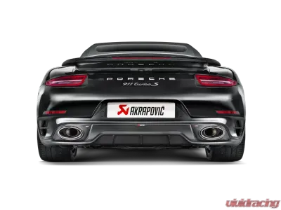 Akrapovic Titanium Slip-On Line Porsche 991 Turbo | Turbo S 2014-2017 - S-PO991TSO-HT