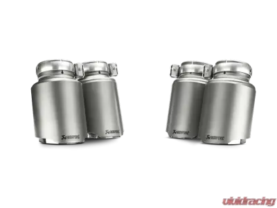 Akrapovic Titanium Tail Pipes Set BMW M3 F80 Sedan 3.0L Turbo 2015-2020 - TP-T/S/8