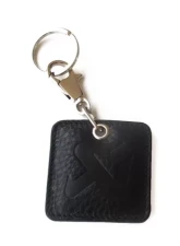 Akrapovic Black Square Leather Keychain                                     - 800948 - Image 2