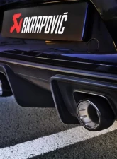 Akrapovic Black Coated Titanium Tail Pipe Set for Porsche 718 Cayman/Boxster GTS 4.0 2020-2024                                     - TP-T/S/28 - Image 2