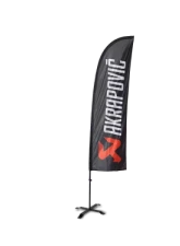 Akrapovic Small Self Standing Beach Flag Set                                     - 801587 - Image 2