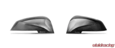 Akrapovic Gloss Carbon Fiber Mirror Cap Set for BMW M2 F87 2016-2021 - WM-BM/CA/1/G