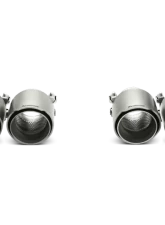 Akrapovic Titanium Tail Pipes Set BMW M3 F80 Sedan 3.0L Turbo 2015-2020                                     - TP-T/S/8 - Image 2