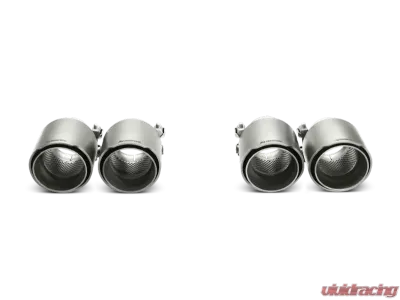 Akrapovic Titanium Tail Pipes Set BMW M3 F80 Sedan 3.0L Turbo 2015-2020 - TP-T/S/8