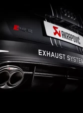 Akrapovic Titanium Evolution Line Cat Back with Carbon Tips Audi RS6 Avant C7 2014-2017                                     - S-AU/TI/3H - Image 7
