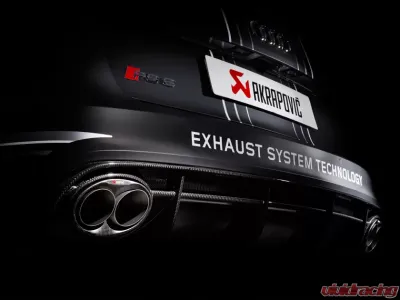 Akrapovic Titanium Evolution Line Cat Back with Carbon Tips Audi RS6 Avant C7 2014-2017 - S-AU/TI/3H