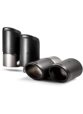 Akrapovic Carbon Fiber Tail Pipe Set Porsche Cayenne 536 E-Hybrid | Coupe 2018+                                     - TP-CT/53 - Image 2
