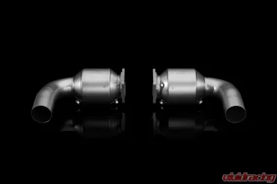 Akrapovic Link Pipe Set 100 Cpsi Cats Titanium Porsche 997.2 Turbo | Turbo S 2010-2012 - L-PO997TFLS-100