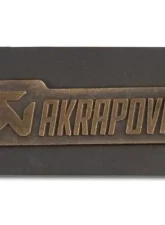 Akrapovic Brass Sign Badge                                     - 800911 - Image 2