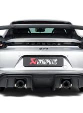 Akrapovic Titanium Slip-On Exhaust Porsche 718 Cayman GTS 4.0 | Boxster GTS 2020-2024                                     - S-PO/TI/18/1 - Image 2