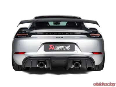 Akrapovic Titanium Slip-On Exhaust Porsche 718 Cayman GTS 4.0 | Boxster GTS 2020-2024 - S-PO/TI/18/1