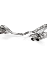Akrapovic Titanium Evolution Line Catback No Tip Porsche Panamera Turbo 2017-2018                                     - S-PO/TI/9H - Image 2